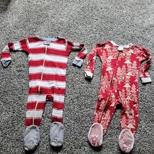 Gender neutral Burts bees footie jammies